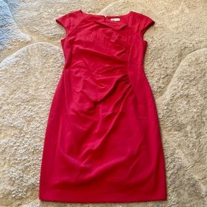 Calvin Klein pink/salmon cocktail dress